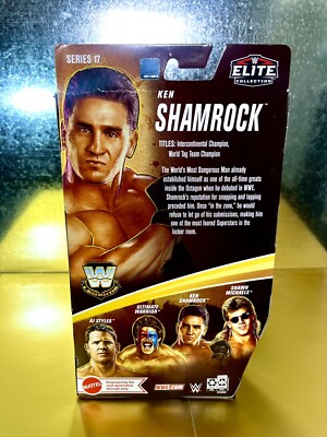 Wwe Elite Legends Series 17 Ken Shamrock Action Figure For Sale in