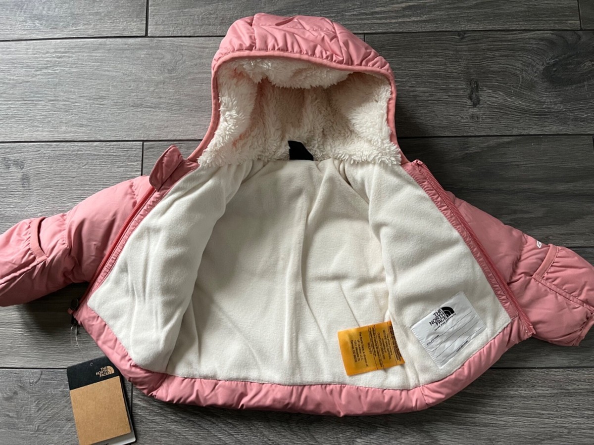 NORTH FACE BABY NORTH HOODED 600 DOWN FILL JACKET, SHADY