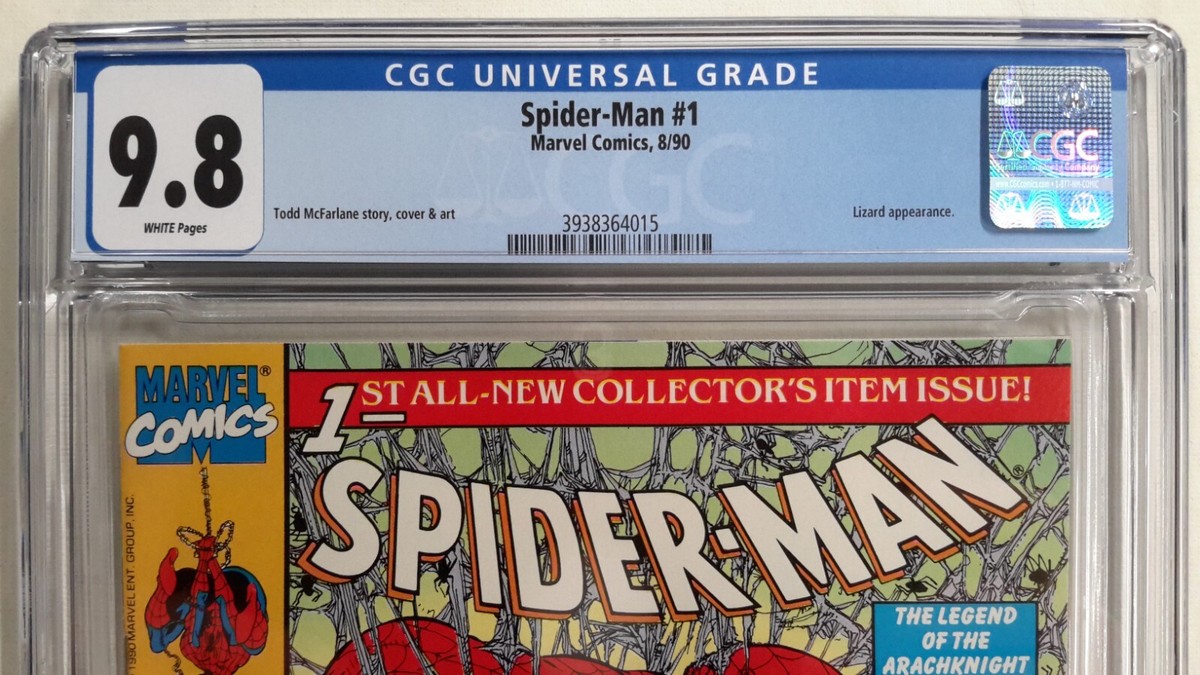 🕸SPIDER-MAN #1 CGC 9.8*1990 MARVEL*CLASSIC TODD McFARLANE 🕸SPIDER-MAN #1 CGC 9.8*1990 MARVEL*CLASSIC TODD McFARLANE