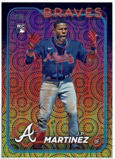 2024 Topps Series 2 J.P. Martinez (Braves) Holiday Foil Insert Card No. 685 RC