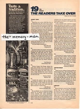 Evan Williams Whiskey 1979 Picture Print Ad Clipping Page