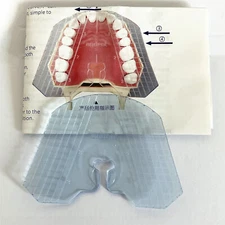 Dental Guide Template Plate For Complete Denture False Teeth Articulator 1-10Kit