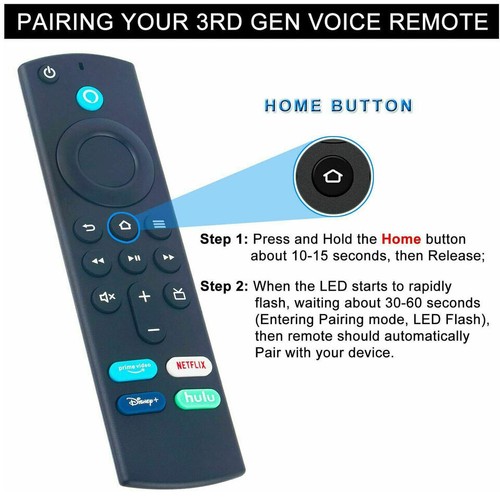 Replace L5B83G For Amazon Fire TV Stick 4K Max Voice Remote 2nd 3rd Gen - Afbeelding 8 van 8