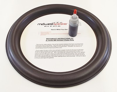 JL Audio 13W6v2 13W6v2-D4 13'' Subwoofer Refoam Repair Kit  1 Single Foam w/ Glue