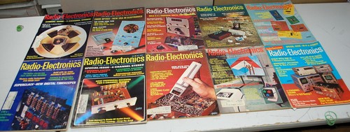 Rare Radio Electronics Magazine 10 Issues 1972-1975 Ships Worldwide 