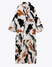 Zara Printed Midi Dress, Size XS-S (27.8)