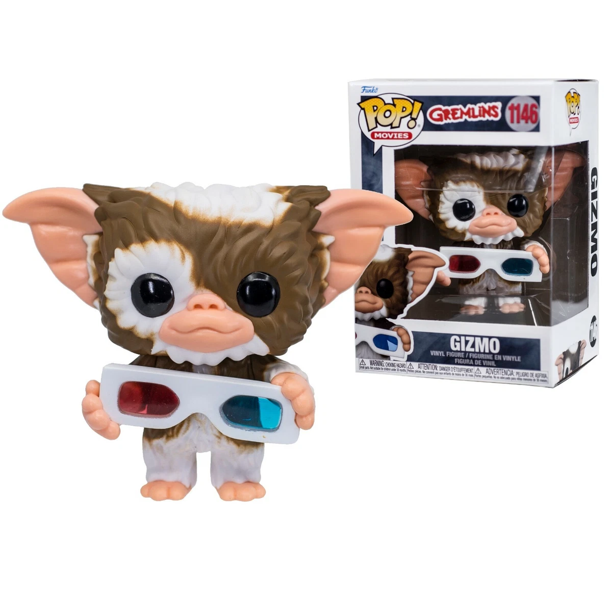 Gremlins Gizmo With 3-D Glasses Funko Pop #1146 Movies Vinyl Figure Brand  New