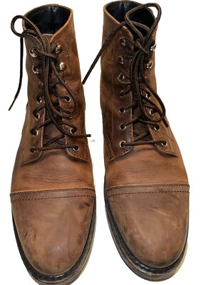 Thursday Boot Company Everyday Cap Toe Boots Men\'s 9 US Brown Leather Lace Up Men main image 4