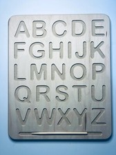 Wood Alphabet Uppercase Tracing Board