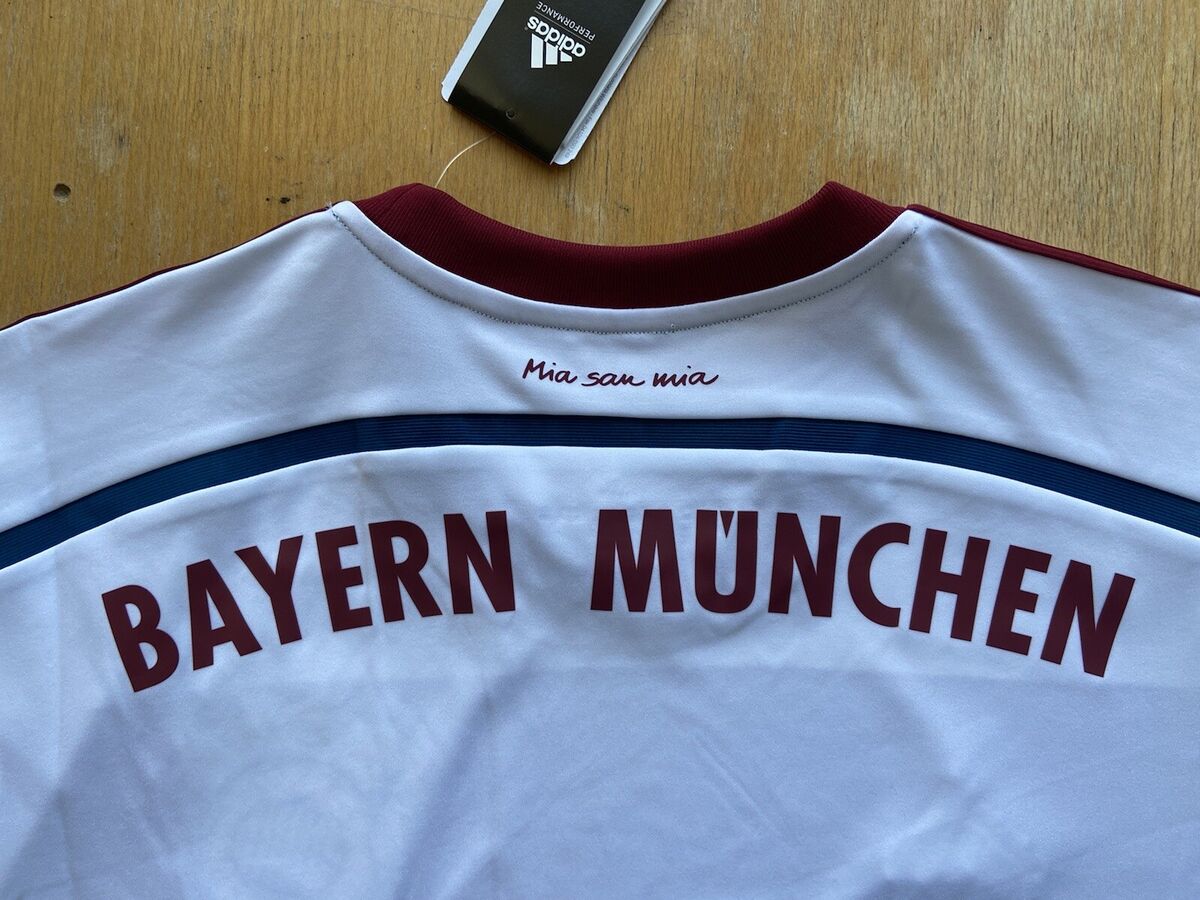 14/15 adidas × BAYERN Away Game Shirts BAYERN MUNICH 2014 2015 AWAY FOOTBALL SHIRT SOCCER JERSEY