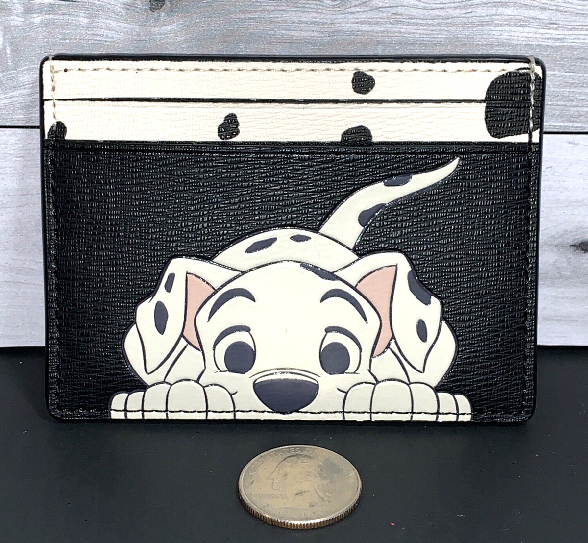 kate spade 101 dalmatians card holder