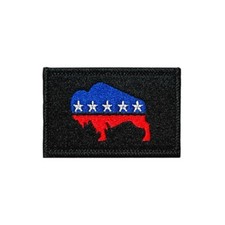 American Bison Morale Badge - 2X3 Molle Bag Tactical Patch - Made in USA