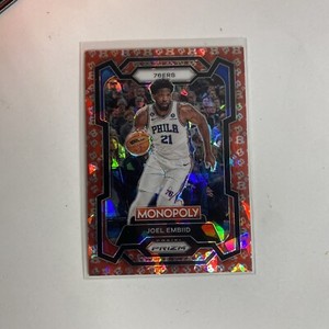 JOEL EMBIID 2023-24 Panini Prizm Monopoly Free Parking Prizms #69
