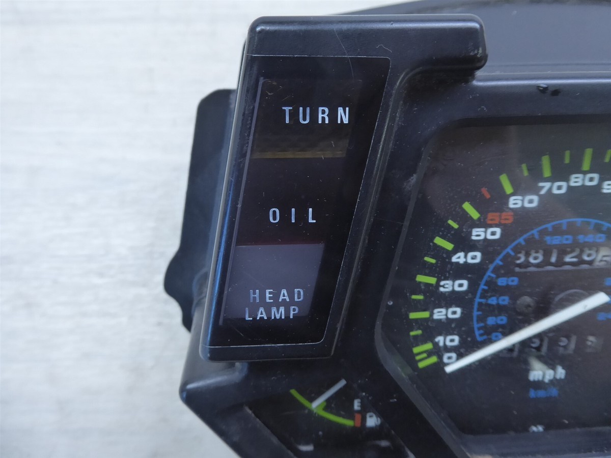 1988 Kawasaki ZX600 Ninja K817) fuel speedo tach temp gauge