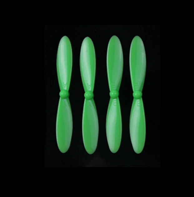 Hubsan X4 H107D Green Propeller Blades Props Rotor Set 55mm 8 Pack - Image 3 of 3