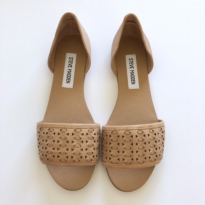 steve madden tan slides