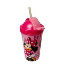 Disney Minnie Mouse Kids Pink Sippy Cup With Straw - Adorable Hydration Solution
