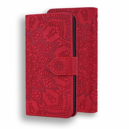 Embossing Flower Wallet Phone Case For iPhone 15 14 13 12 11 Pro Max XR 5 6 7 8 - 第 7/40 張圖片