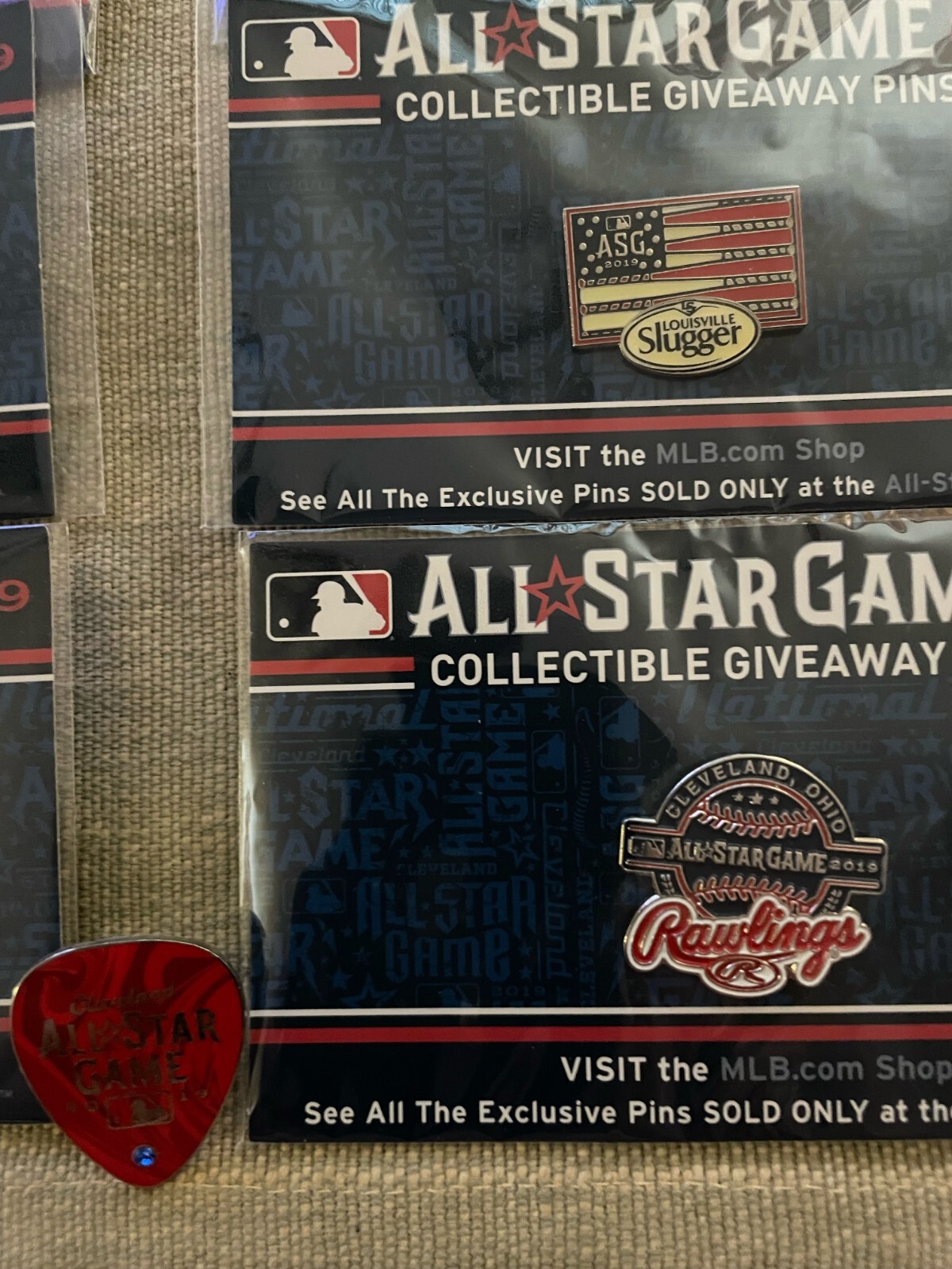Complete 8 Pin Set 2019 MLB All Star Game Exclusive All star Village ...