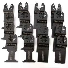 16PCs Universal Saw Blade Oscillating Multi Tool Wood Metal Cutter Carbon Steel