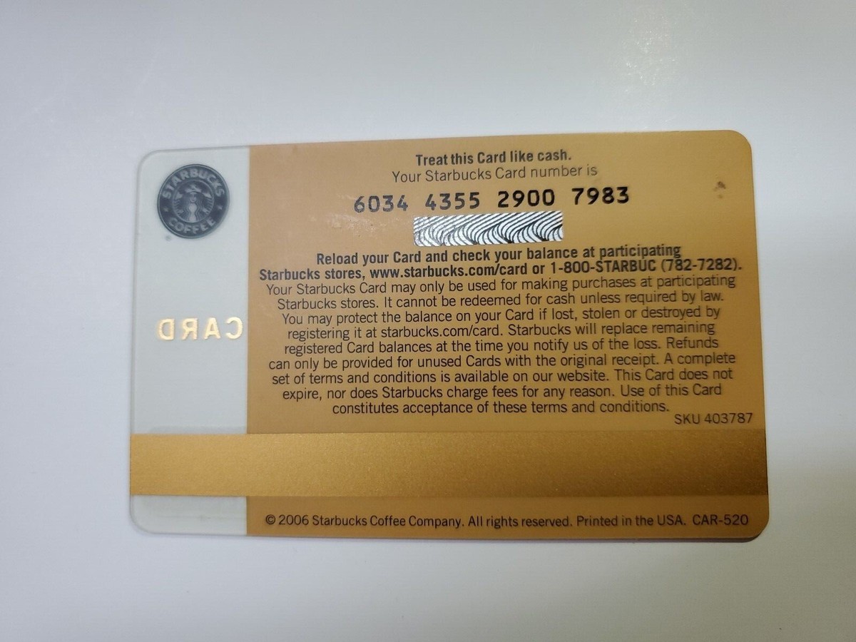 STARBUCKS プリペイドカード エスプレッソグラスデザインカード2006 Starbucks gift card 2006 Double Espresso No Balance Vintage