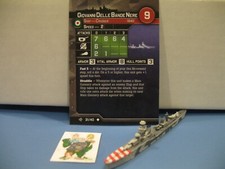  Axis Allies War at Sea SURFACE ACTION Giovanni Delle Bande Nere 31/40 wth card 