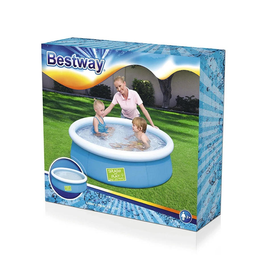 Bestway Aufblasbares Kinderbecken Ring 152x38 cm +2 Jahre Garten 57241 - Bild 2 von 4