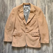 Vintage 1980s Polo Ralph Lauren Camel Hair Blazer Coat