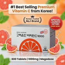 KOREAEUNDAN Vitamin C 1000 600 Tablets