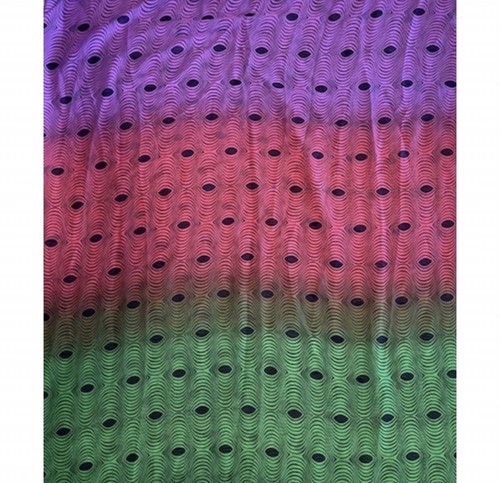 Ombré Multicolor African Print Ankara Chiffon Poly Print Fabric- By The Yard - Picture 2 of 2