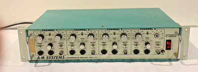 4-Channel Differential AC Amplifier, Model 1700 from A-M Systems - POWERS ON!!