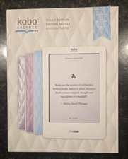 Kobo N905 Wireless eReader Touch Edition eBook Blue Quilt 6"