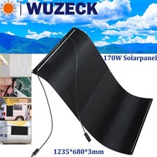 170W Mono Solarpanel 170W Flexibles biegsames Solarmodul für Haus Auto Camping