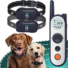 Wireless Dog Fence System for 2 Dogs - Up to 3500ft Adjustable Electric Fence...