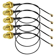 TUOLNK 5PCS IPX UFL to SMA Female Extension Cable, 12inch (30cm) Antenna Pigt...