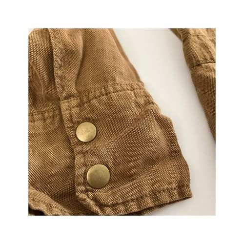 C&C California Women Linen Blend Utility Jacket Indie Coastal Boho Retro Size M - Picture 4 of 8