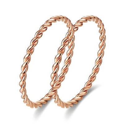 Copper Tensor Ring For , Pure Copper Tensor Solid Twisted Handmade Rings Set ...