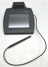 Topaz TM-LBK766SE-HSB-R SignatureGem 4x5 Pad Pen w/ Card Swipe Broken Clip