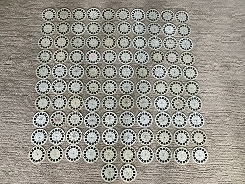 LOT OF 102 VTG VIEW-MASTER CARTOON THEMED REELS DISNEY GRIMM FAIRY TALES NICE!