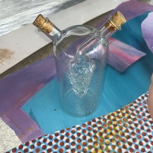 oil and vinegar bottles