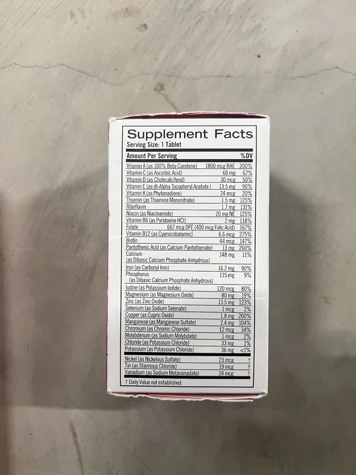 Suplemento multivitamínico e multimineral Geritol 100 comprimidos - Imagem 2 de 4