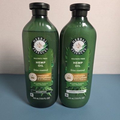 Herbal Essences Hemp Oil Sulfate Free Shampoo & Conditioner, 2pc Set