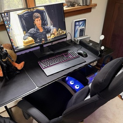 Full Gaming Setup Bundle   Ryzen 5, RX 6500 XT, 16GB, 1TB + Monitor, Desk, Chair