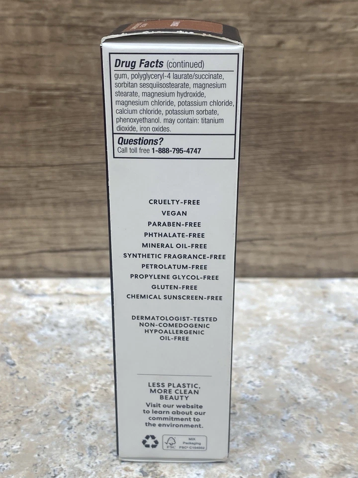 Bare Minerals 11.5 Mahogany Hydrating Gel Cream COMPLEXION RESCUE 1.18 oz - Image 4 of 4