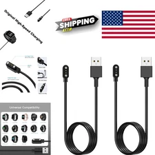 Quick Charging 3.3FT Magnetic USB Charger for Smart Watches Wide Compatibility