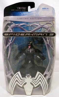 Hasbro 2007 Limited Edition Spiderman 3 Venom With Capture Web