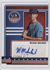 2023 Panini USA Baseball Stars & Stripes Michael Mullinax (Blue Ink) Auto 10yf