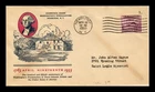 US COVER WASHINGTON HEADQUARTERS NEWBURGH NEW YORK FDC SCOTT 727