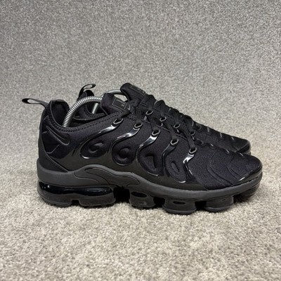 Nike Air Vapormax  Plus Triple Black Running Sneakers Shoes Men s Size 11 Low