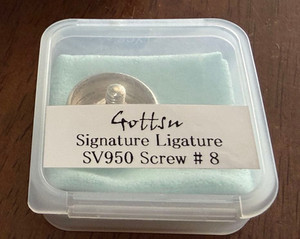 Gottsu Optional Screw #8 SV950 Solid Silver for Signature Ligature